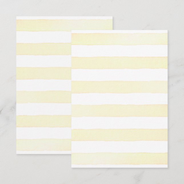 Modern Lemon Floral Wreath Citrus Page 2 Wedding Invitation (Front/Back)