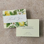 Modern Lemon Garden | Yellow Thank You Card