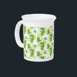 Modern Lemon Lime Beverage Pitcher<br><div class="desc">Designed by Dream Big Digital Design</div>