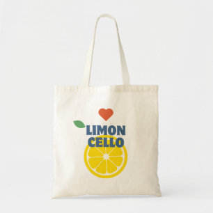 Modern Lemon Limoncello Favor Gift Merch Tote Bag