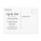 Modern Lemon Summer Wedding Save the Date