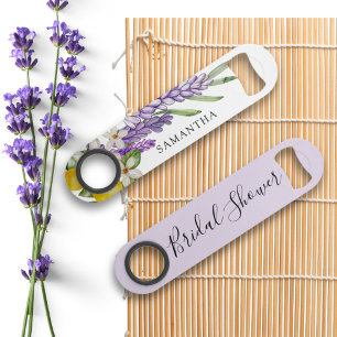 Modern Lemons & Lavender Bridal Shower Bar Key