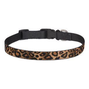 Modern Leopard Animal Print Pet Collar