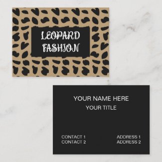 Modern Leopard Fashion Leopard Pattern