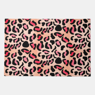 Modern Leopard Pattern Animal Print Doormat