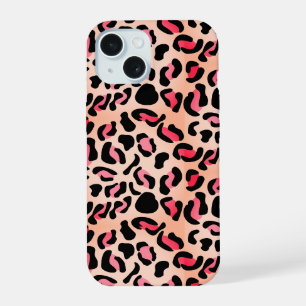 Modern Leopard Pattern Animal Print iPhone 15 Case