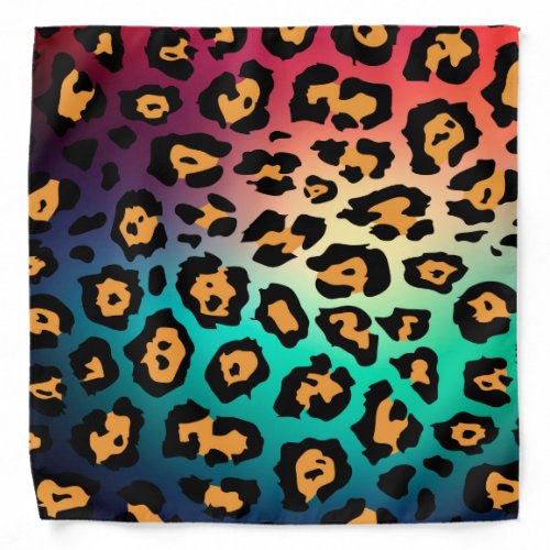 Modern Leopard Print Bandana