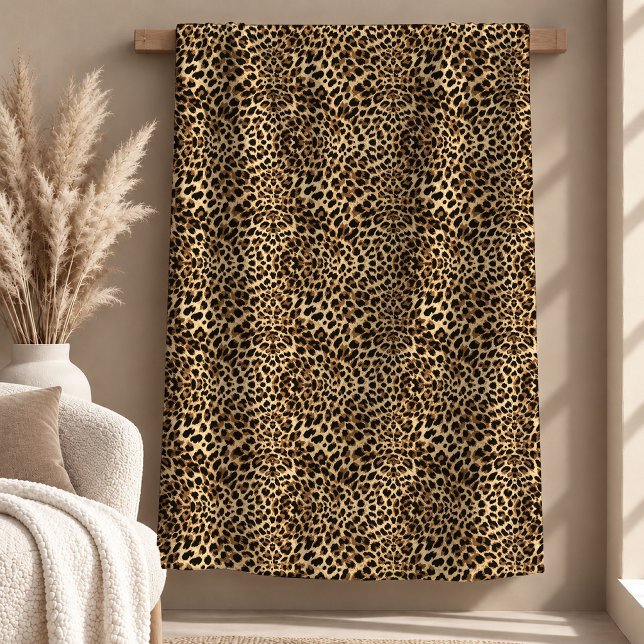Modern Leopard Print Throw Blanket Decor (Modern Leopard Print Throw Blanket Decor)