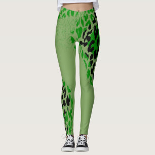Modern Leopard Skin Pattern #27 Leggings