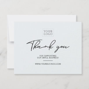 Modern Lettering Business Package Thank You Card