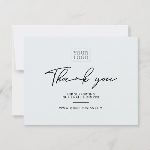 Modern Lettering Business Package Thank You Card