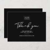Modern Lettering Business Package Thank You Card (Front/Back)