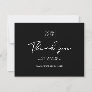 Modern Lettering Business Package Thank You Card