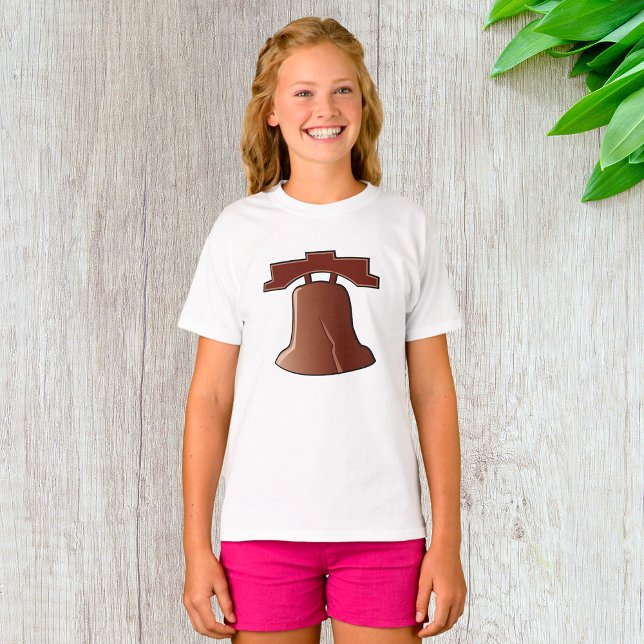 Modern Liberty Bell Patriotic Philadelphia Icon  T-Shirt (Creator Uploaded)