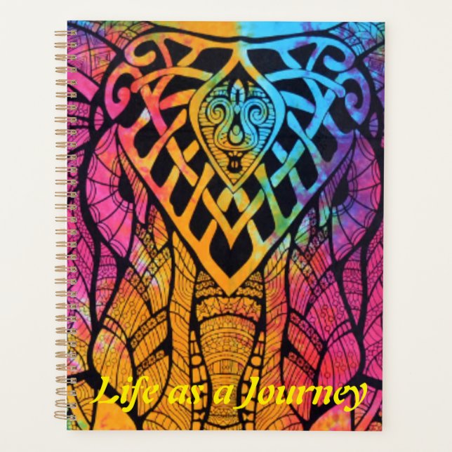 Modern Life as a Journey Notebook (Front)