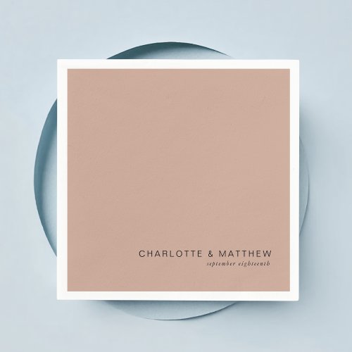 Modern light-chocolate-brown napkins