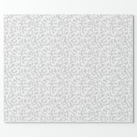 Wavy Retro 1970s Aesthetic Checker Pattern Wrapping Paper