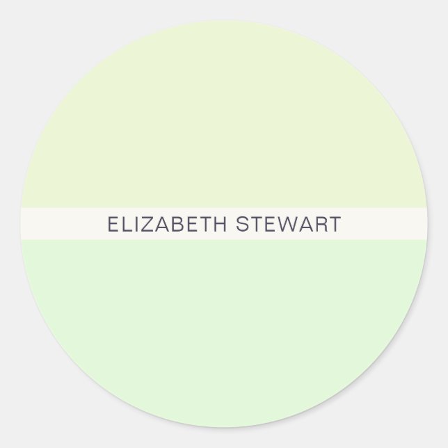 Modern Light Green Envelope Seals (Front)