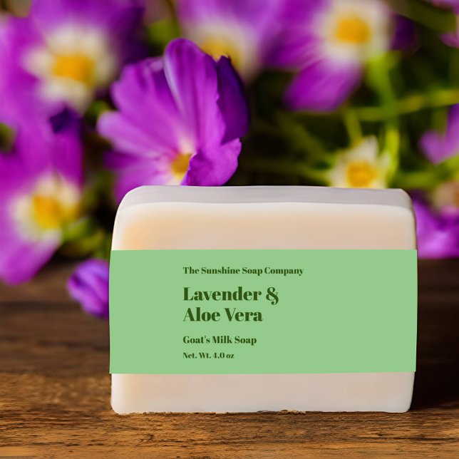 Modern Light Green Soap Belly Band (Creator Uploaded)