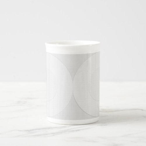 Modern Light Grey Pastel Bone China Mug