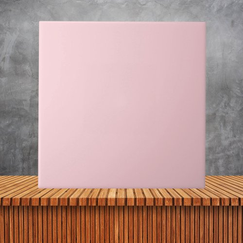 Modern Light Pink Plain Solid Color Ceramic Tile