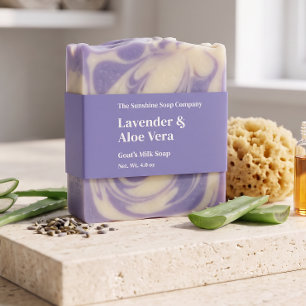 Modern Light Purple Soap Belly Band