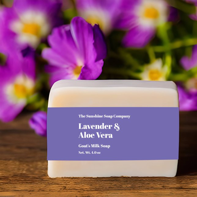 Modern Light Purple Soap Belly Band (Creator Uploaded)