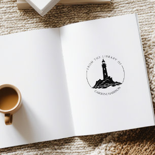 Modern Lighthouse From the Library Of  Rubber Stamp