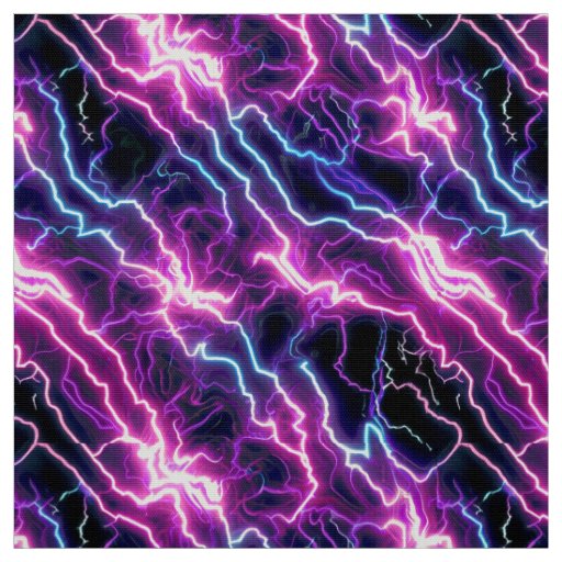 Modern Lightning Pattern Material Fabric