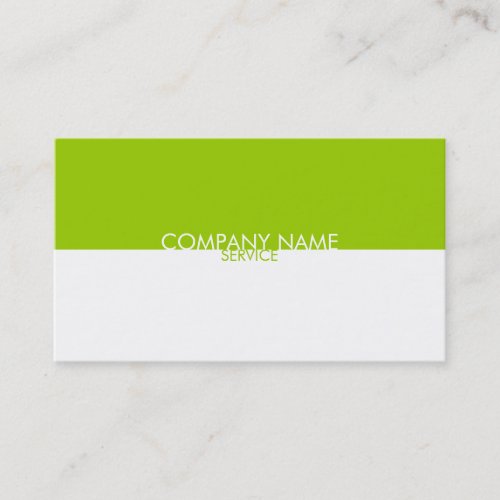 Modern Lime Green White Profile Card Business Card Template