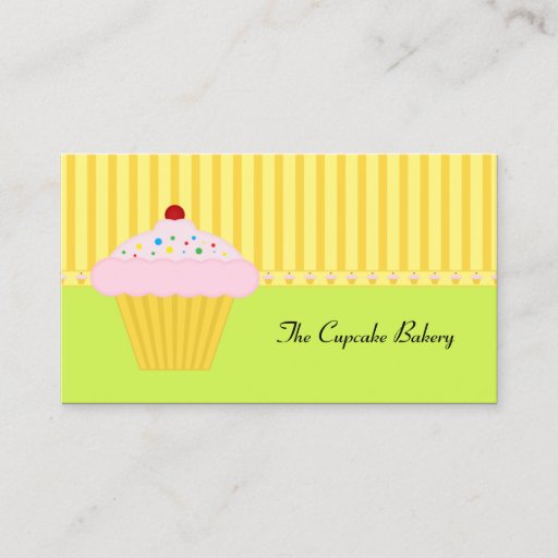 Customizable The Cupcake Business Card