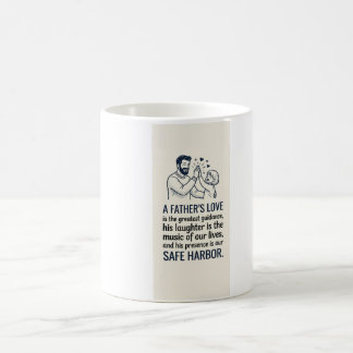 Modern Line Art Father's Day Coffee Mug | Best Dad