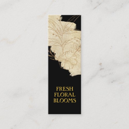 Modern Line Art Florist Product Tags Card