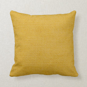 Modern Lines "Nubby Linen Look"   gold Throw Pillow