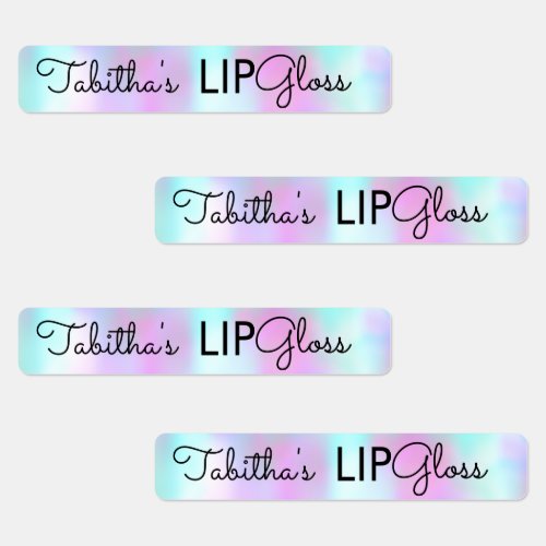 Modern Lip Gloss Candy Branding Packaging    Labels