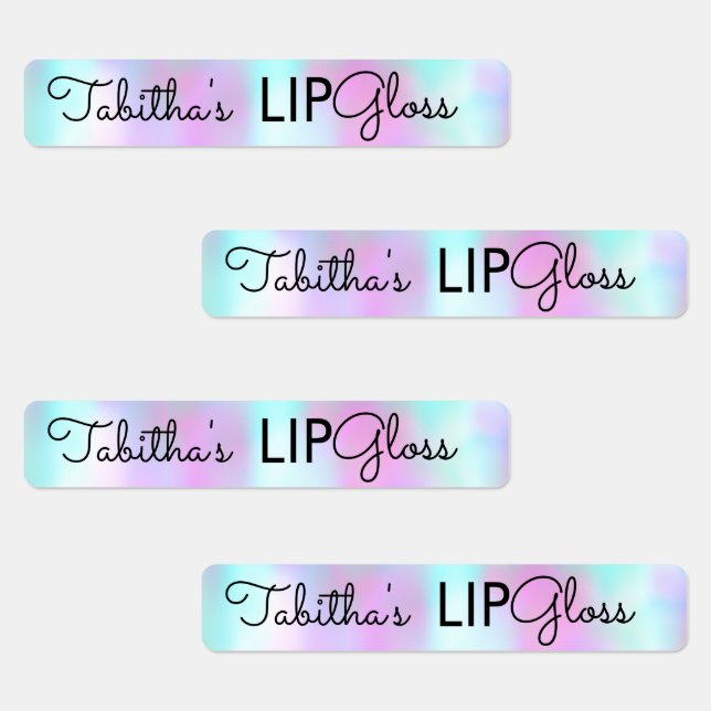 Modern Lip Gloss Candy Branding Packaging    Labels (Group)