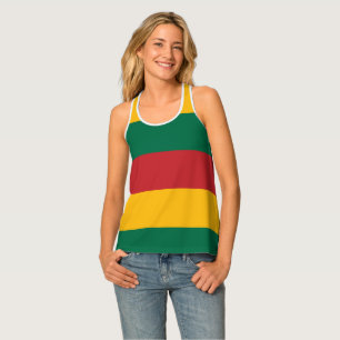Modern Lithuania Lietuva Flag Country Souvenir Tank Top