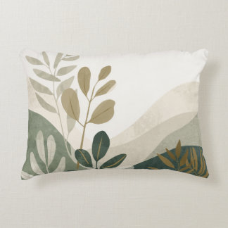 Modern Living Room Accent Pillow - Soft Gray