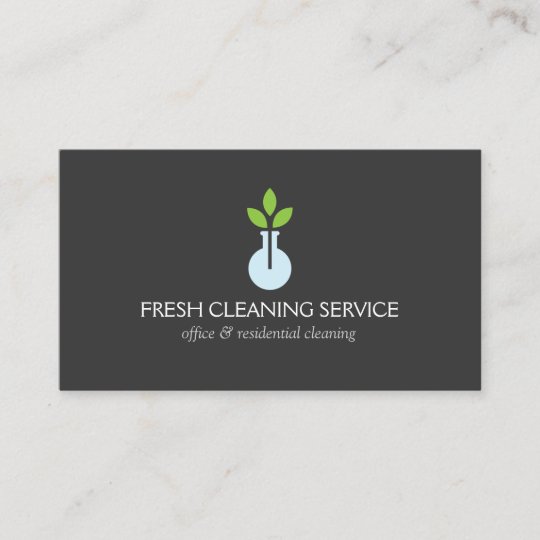 Modern Logo 4 For Cleaning Service And Hospitality Business Card Zazzle Modern Logo 4 For Cleaning Service And
