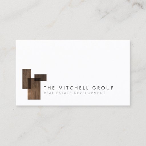 Customizable Modern Logo 4 for Real Estate, Builder, Architect Business Card