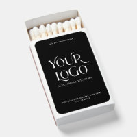 Modern Logo Candle Personalized Matches