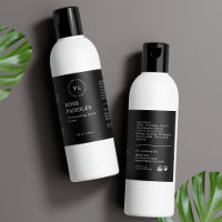 Modern Logo Cosmetic Bottle Label
