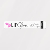 Modern Logo Lip Gloss Lips Branding Packaging