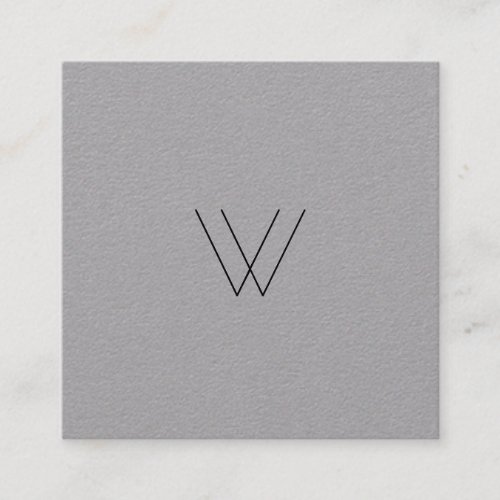 Modern Logo Minimalist Square Business Card