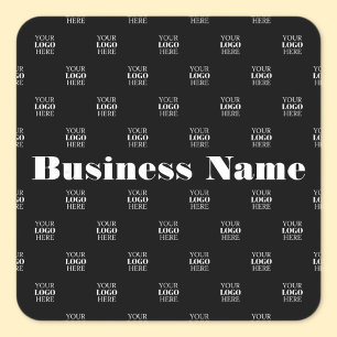 Modern Logo or Design Pattern with Any Image Square Sticker