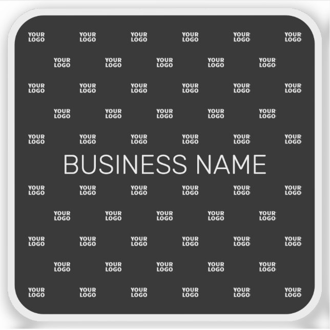 Modern Logo or Design Pattern with Any Image  Sticker (Front)
