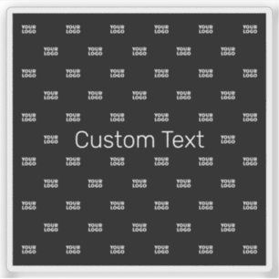 Modern Logo or Design Pattern with Any Image  Sticker