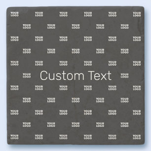 Modern Logo or Design Pattern with Any Image Stone Coaster