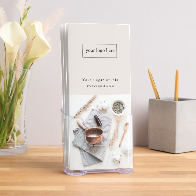 Modern Logo Photo Business Bifold Brochure (Insitu)