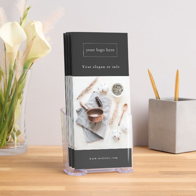 Modern Logo Photo Business Trifold Brochure (Insitu)